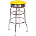 Yellow Retro Swivel Bar Stool L12035