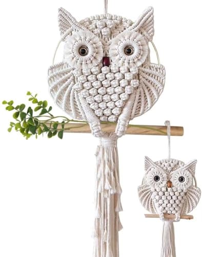 Owl Macrame Wall Hanging Q86023