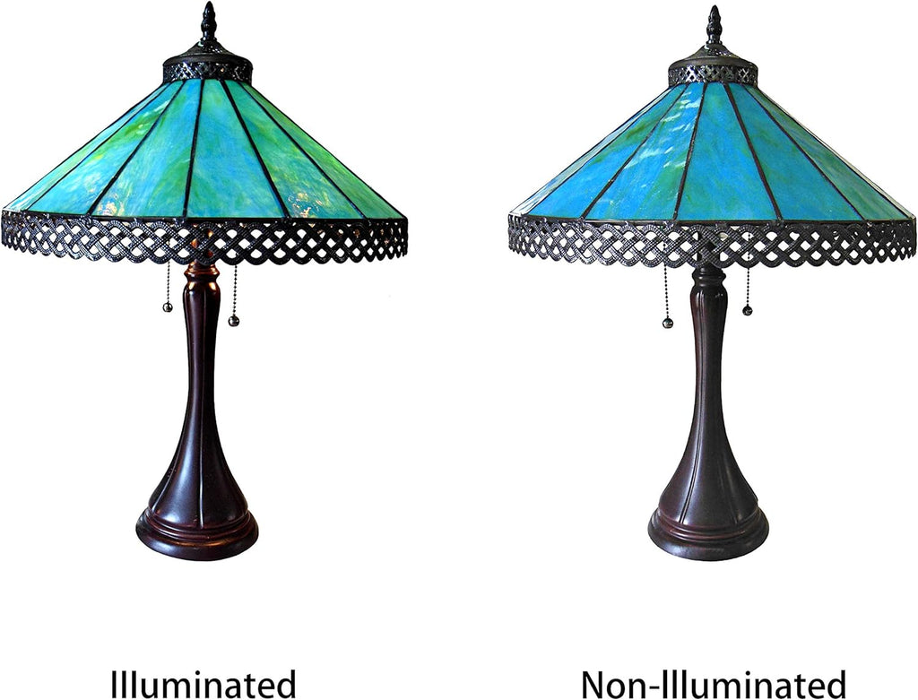 2 Light Table Lamp 16" Shade A968280