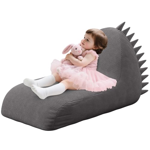 Pink Corduroy Bean Bag Chair with Filler E806836