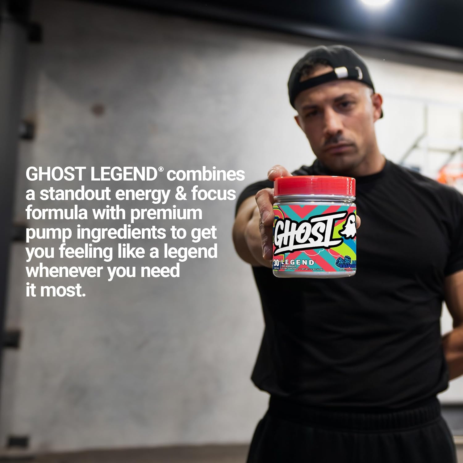 30 Servings Blue Raspberry Pre-Workout Powder C76531