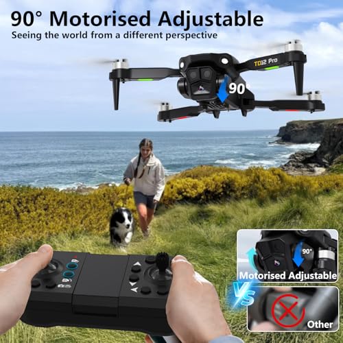 4K HD Camera Foldable Drone with Carrying Case V79444