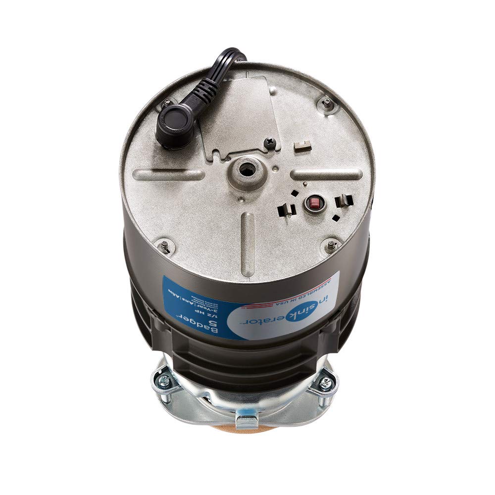 Black 1/3 HP Continuous Feed Garbage Disposal, Black 1/2 HP Continuous Feed Garbage Disposal B4077