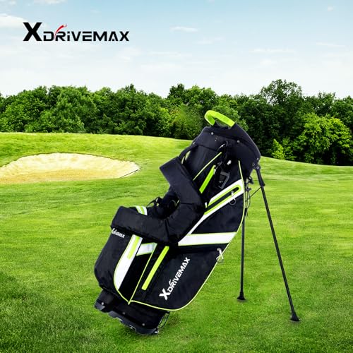 15 Way Lightweight Golf Stand Bag with Rain Cover Q77115