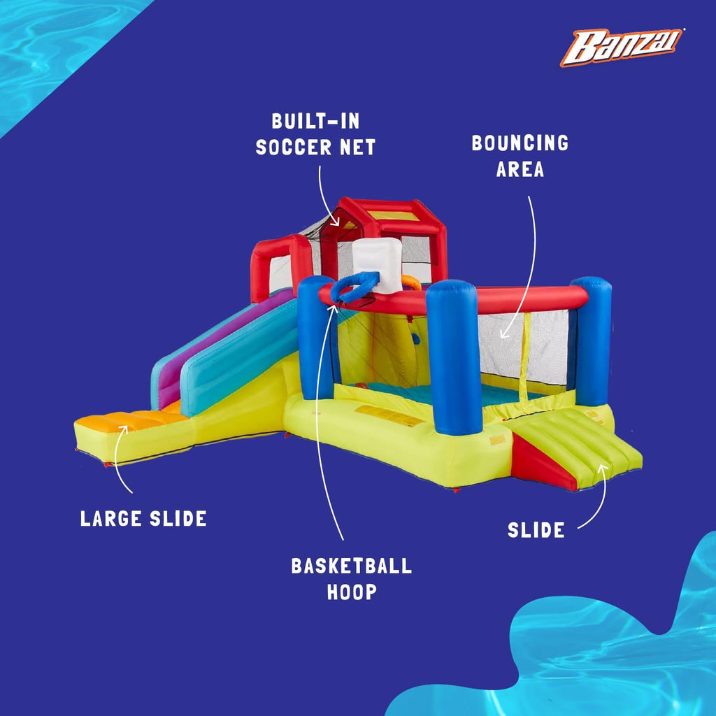 Bounce House with Slides D158