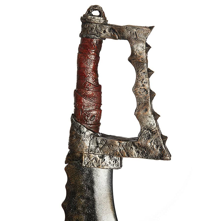 Leather Orc Cleaver Q4067