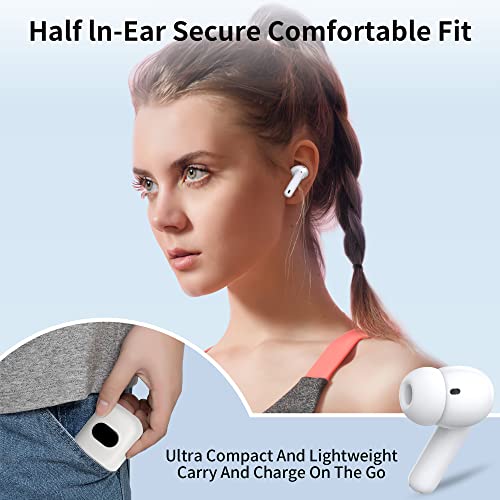 Rose Gold Wireless Earbuds with Charging Case H640