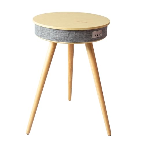 Smart End Table with Charging Station and Bluetooth Speaker G24717
