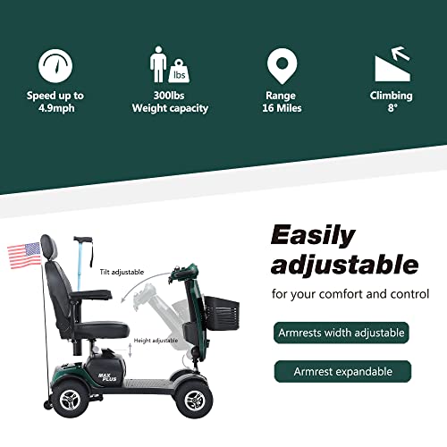 4-Wheel Folding Mobility Scooter with Head Light C79484