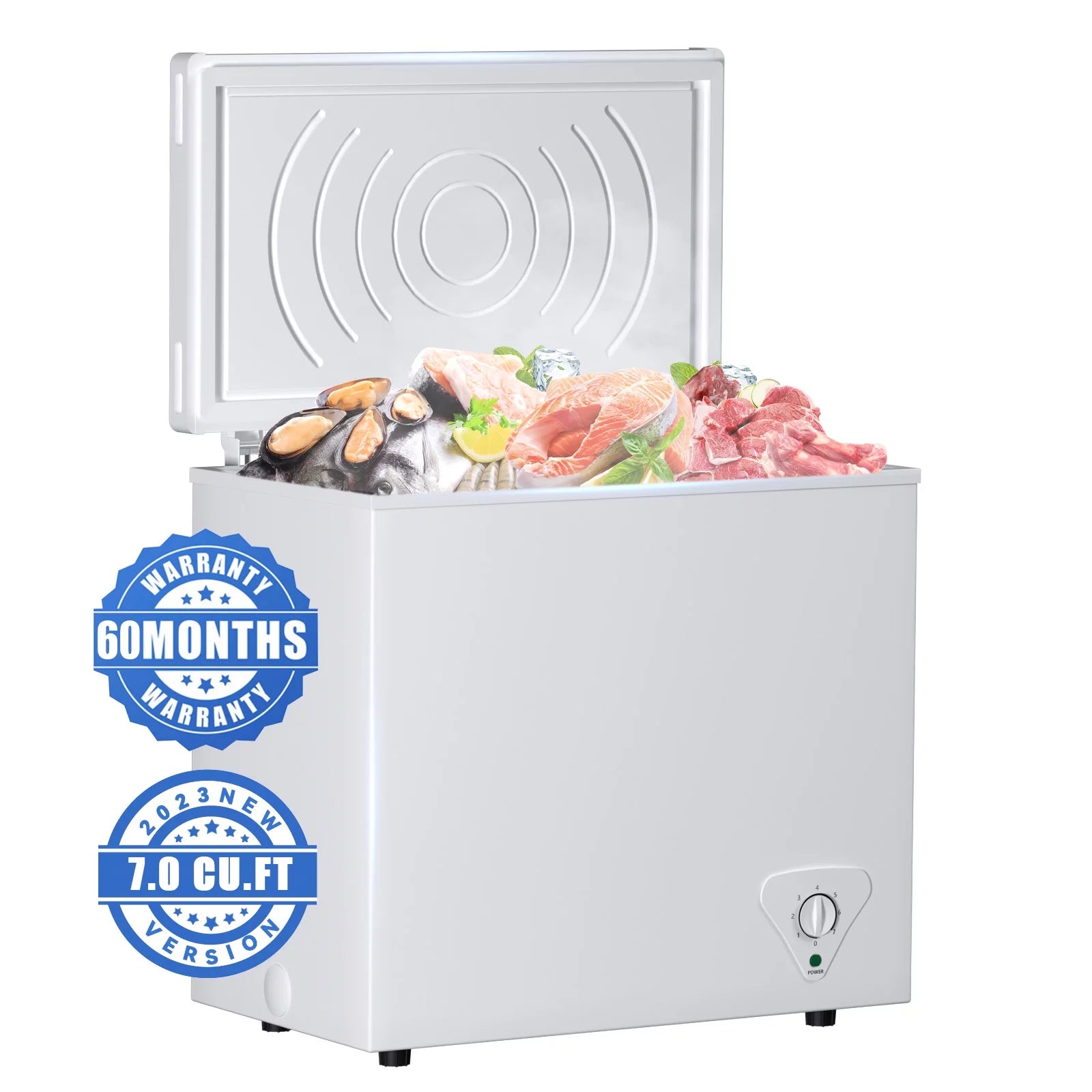 7 Cu. Ft. Chest Freezer with Removable Basket K715