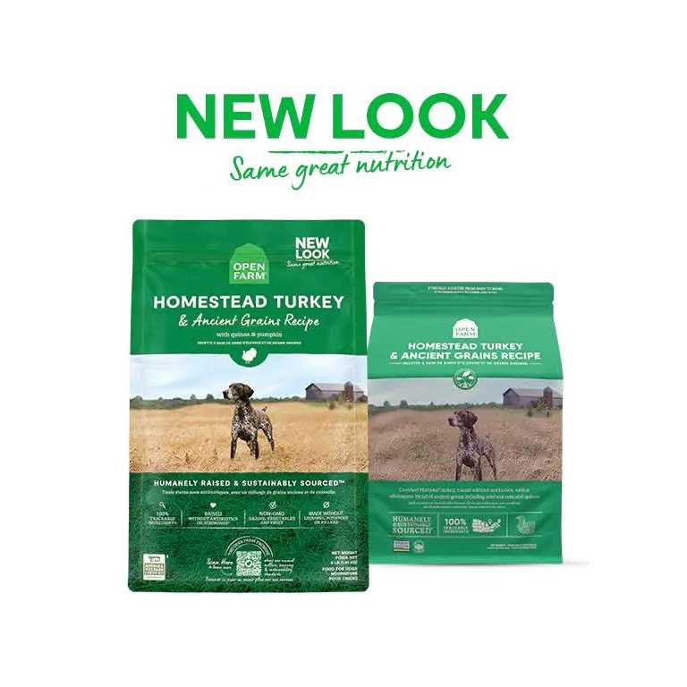 Open Farm Homestead Turkey Ancient Grains Dry Dog Food V699061