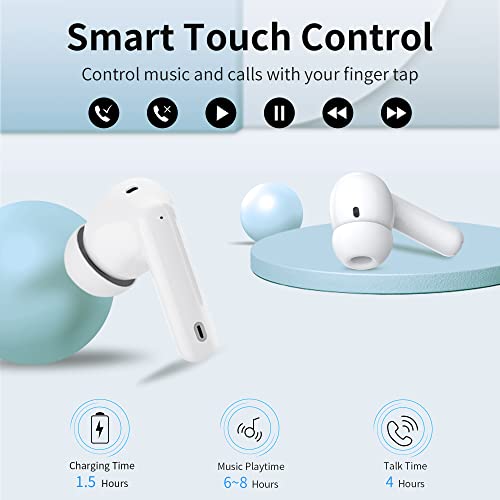 Rose Gold Wireless Earbuds with Charging Case H640