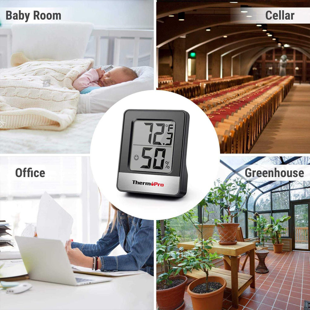 Digital Hygrometer Indoor Thermometer Humidity Meter V1449