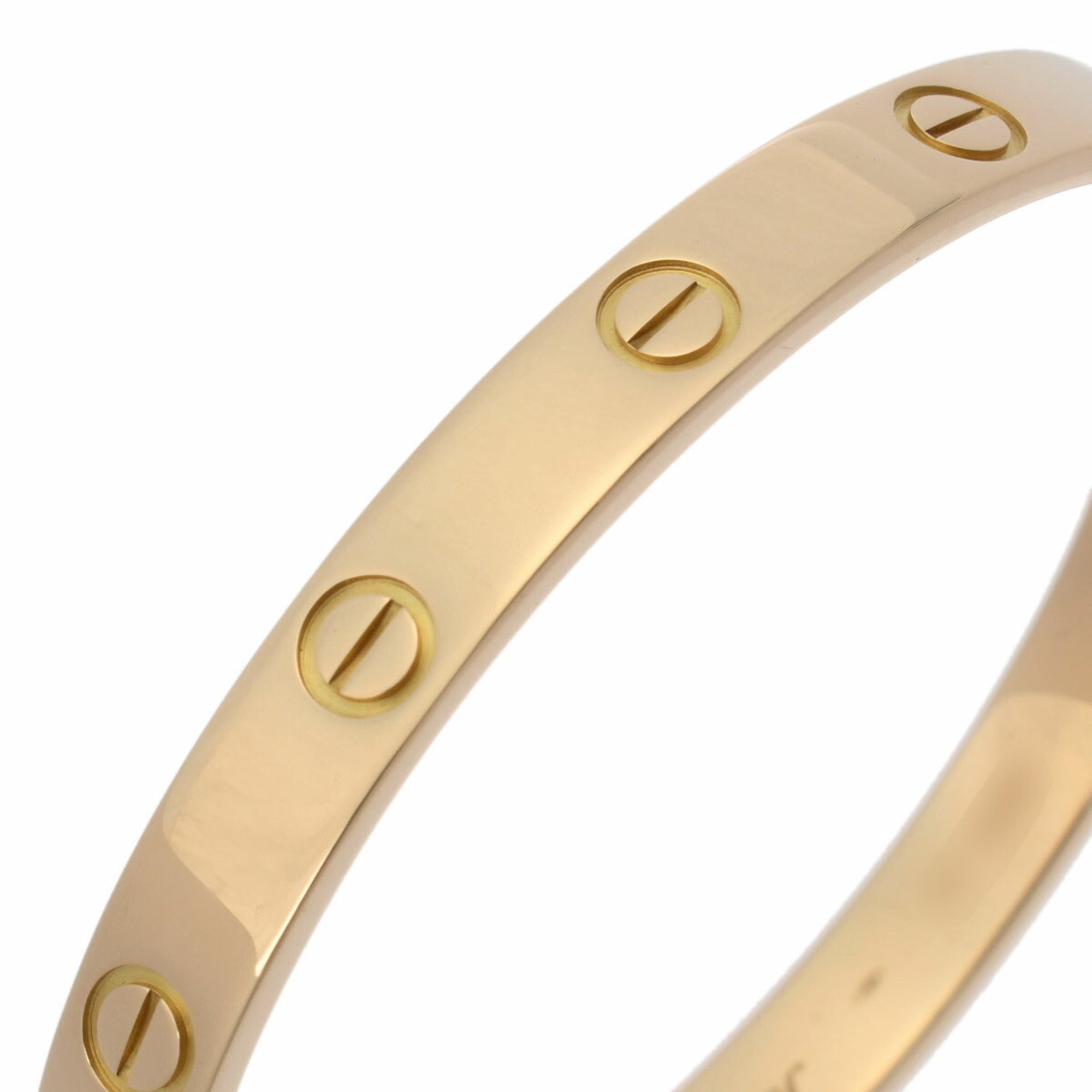 Pre-Owned K18 Yellow Gold Love Bracelet O4246