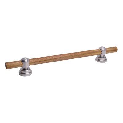 Satin Nickel 36x22 W Teak Grab Bar S3252