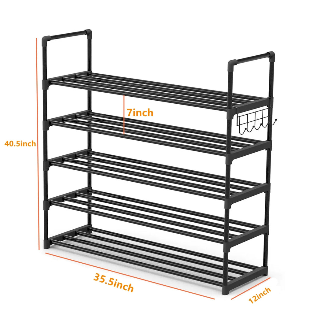 5-Tiers Stackable Shoe Rack G241204