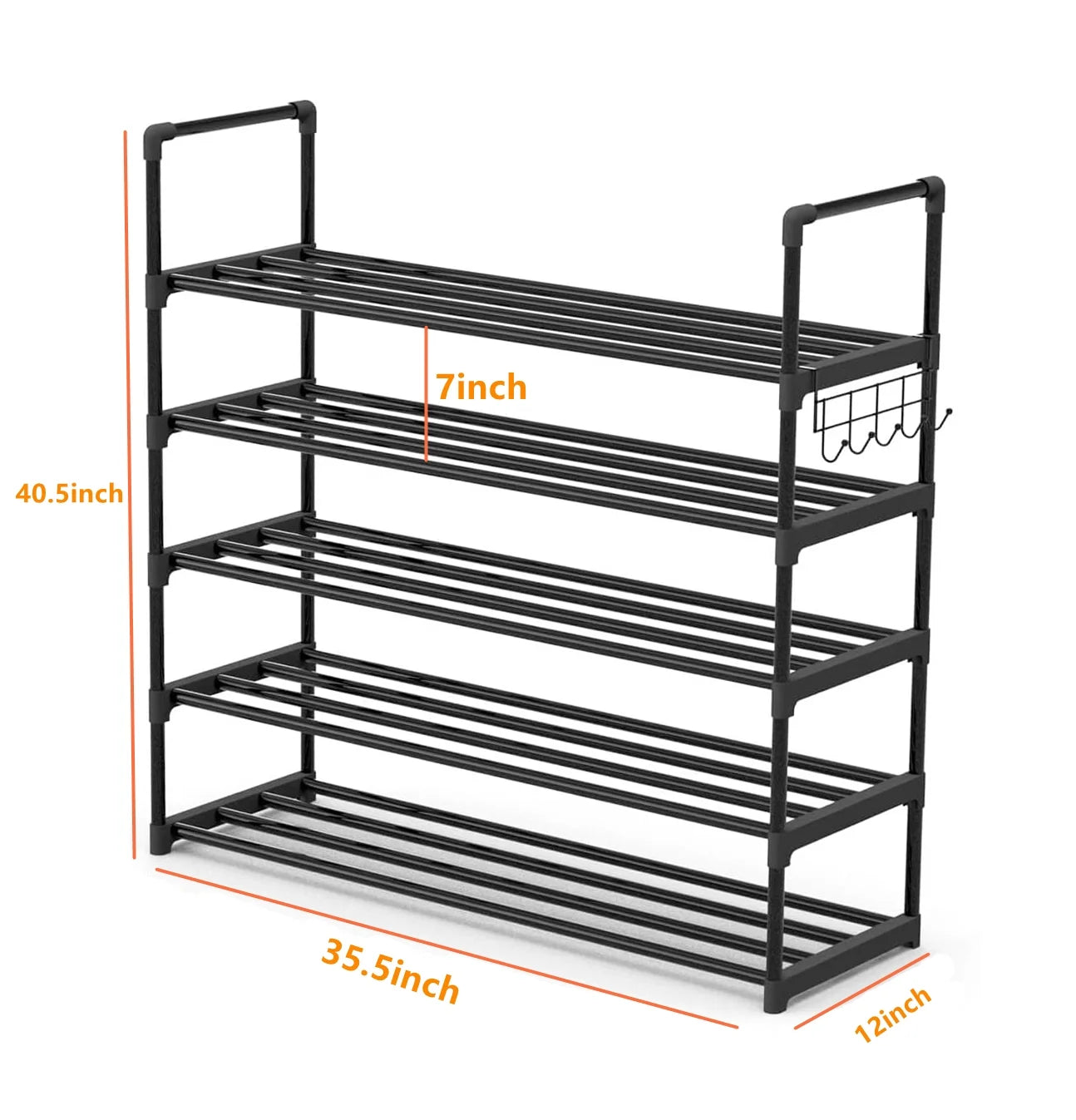 5-Tiers Stackable Shoe Rack G241204