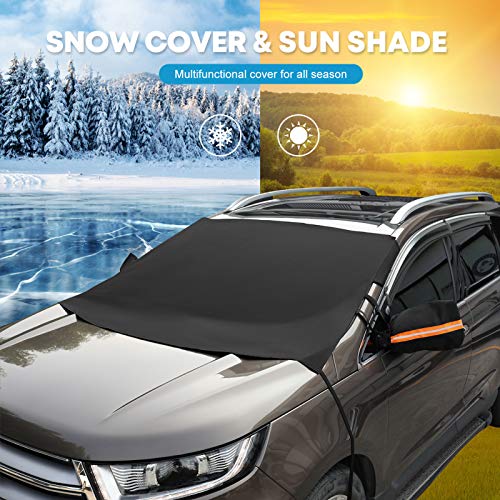 600D Heavy Duty Car Windshield Snow Cover (76 x 49 inches) Y980977