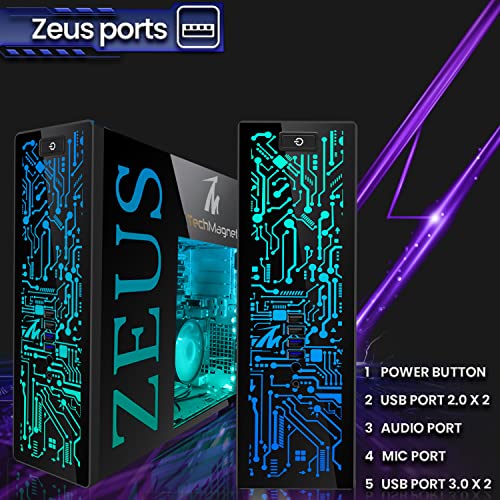 Gaming Desktop PC, Intel i7 6th Gen, GT 1030, 8GB RAM, 1TB SSD + 4TB HDD, 22 Inch Monitor, Win 10 Pro H971