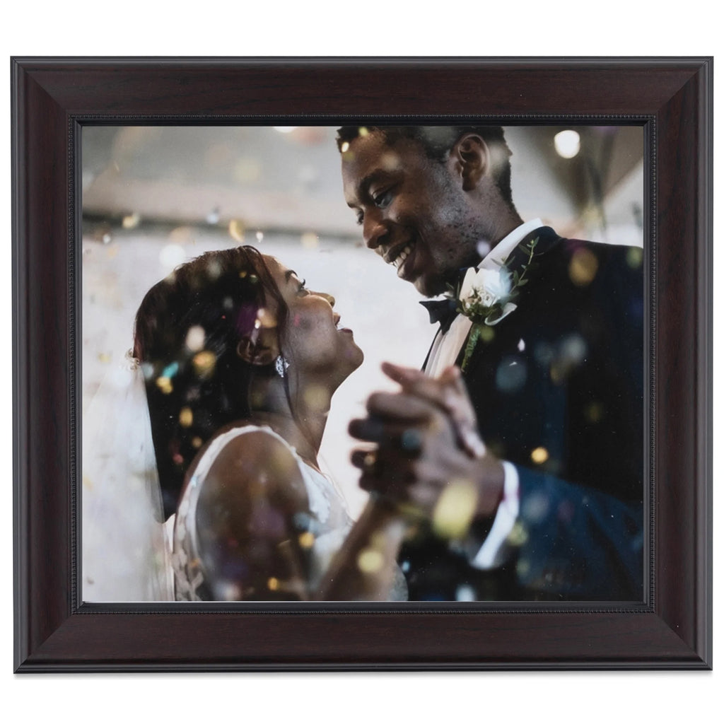20x30 Inch Brown MDF Picture Frame with Plexi Glass T3671