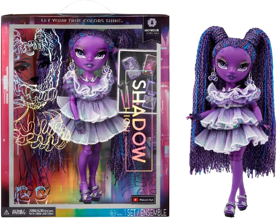 Purple Fashion Doll with 10+ Colorful Play Accessories R10452
