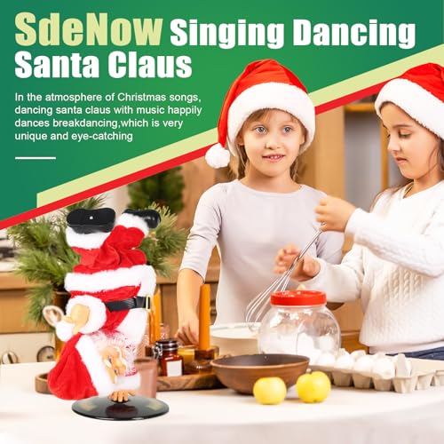 Inverted Rotating Santa Claus Christmas Animatronics Musical Electric Animated Dancing Toy Z582