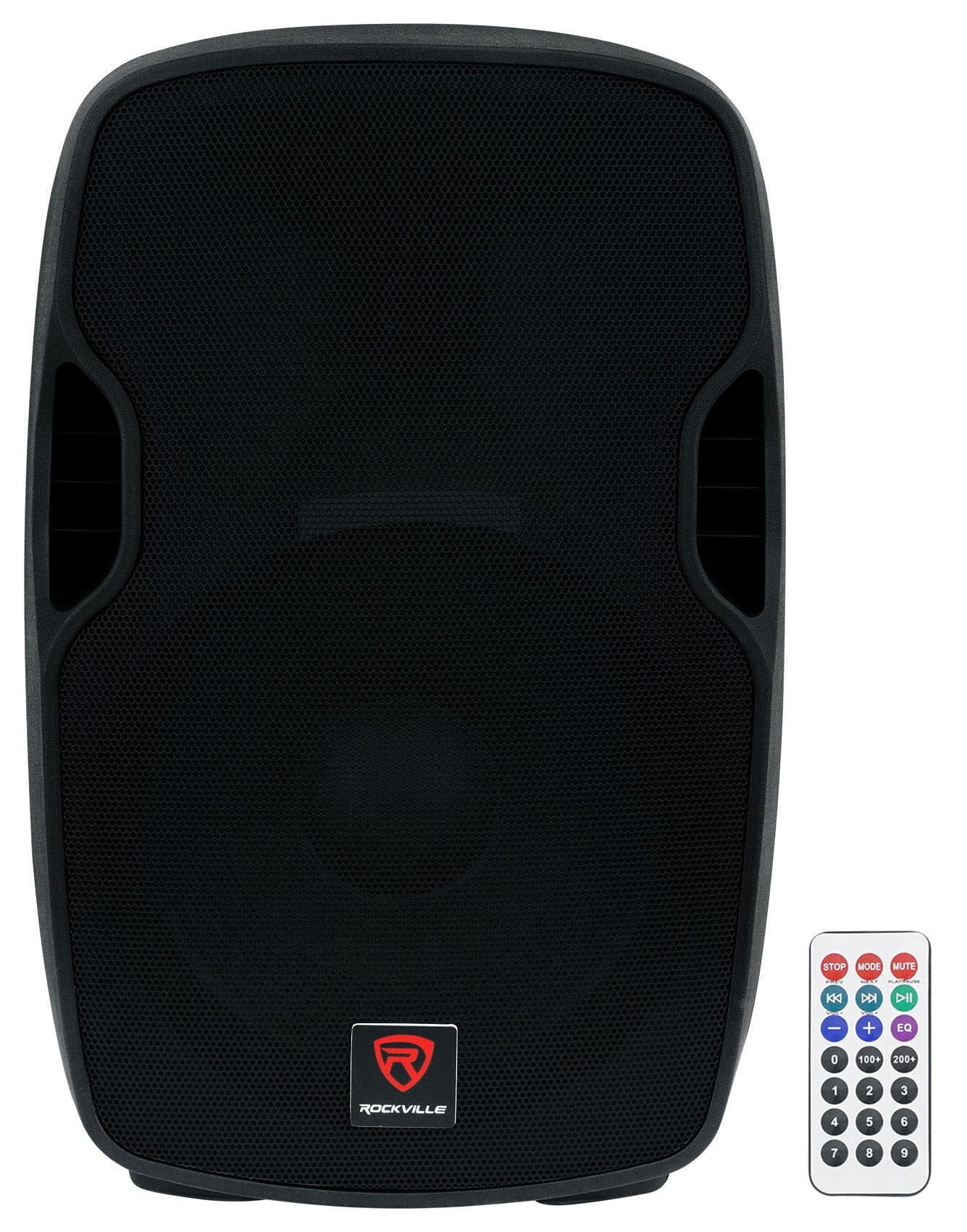 15" 1600w Active PA/DJ Speakers with Mixer, Mic, Stands, Cables, Bag Z75353