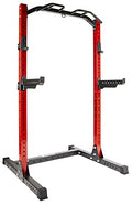 1,000 Pound Capacity Power Rack Squat Stand with J-Hooks and Safety Spotter Arms X327842