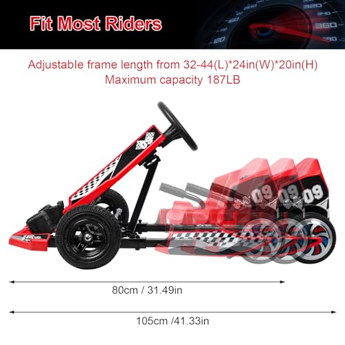 36V Electric Go Kart Red Z21217