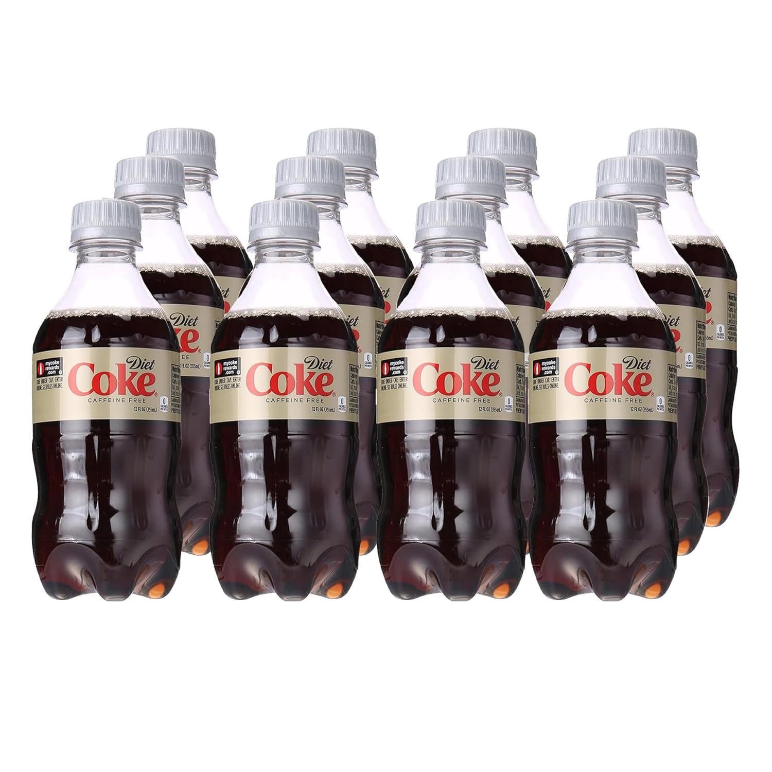 Caffeine Free Soda Soft Drink, 12 fl oz, 12 Pack S89652