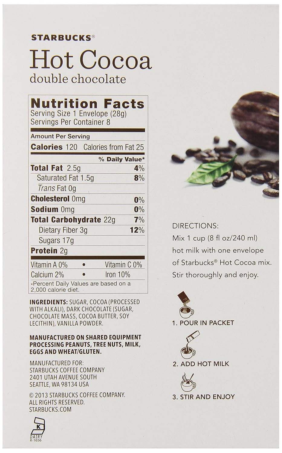 Double Chocolate Hot Cocoa Mix, 8 oz H3774