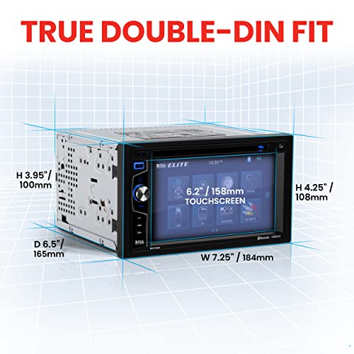 6.2 Inch Double Din Touchscreen Car Stereo System J449