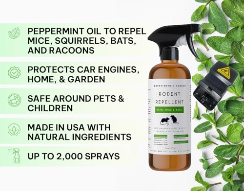 16oz Peppermint Oil Spray Rodent Repellent E447345