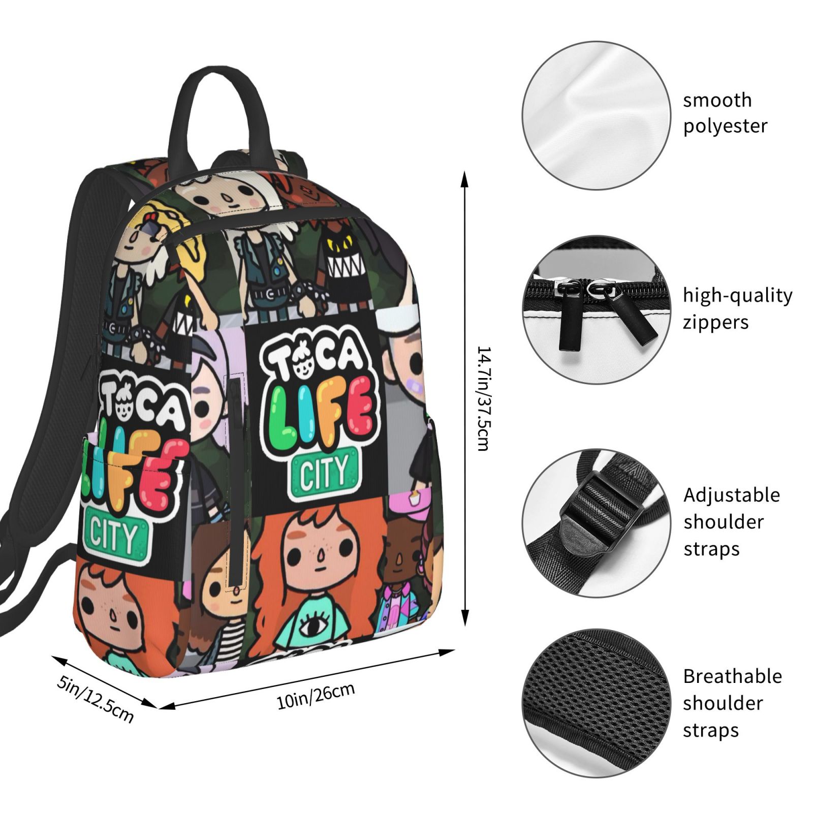 Cartoon Lightweight Backpack M9991