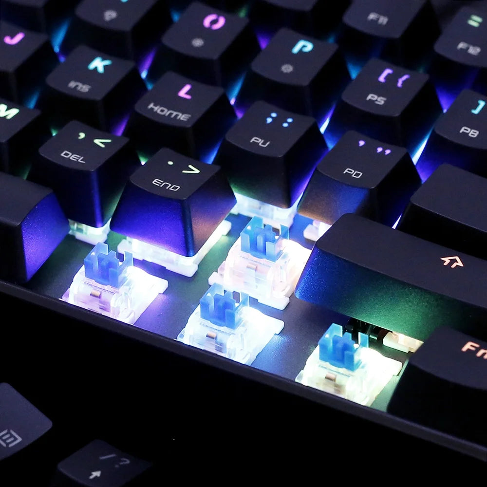 Black 61 Keys RGB Mechanical Gaming Keyboard P316