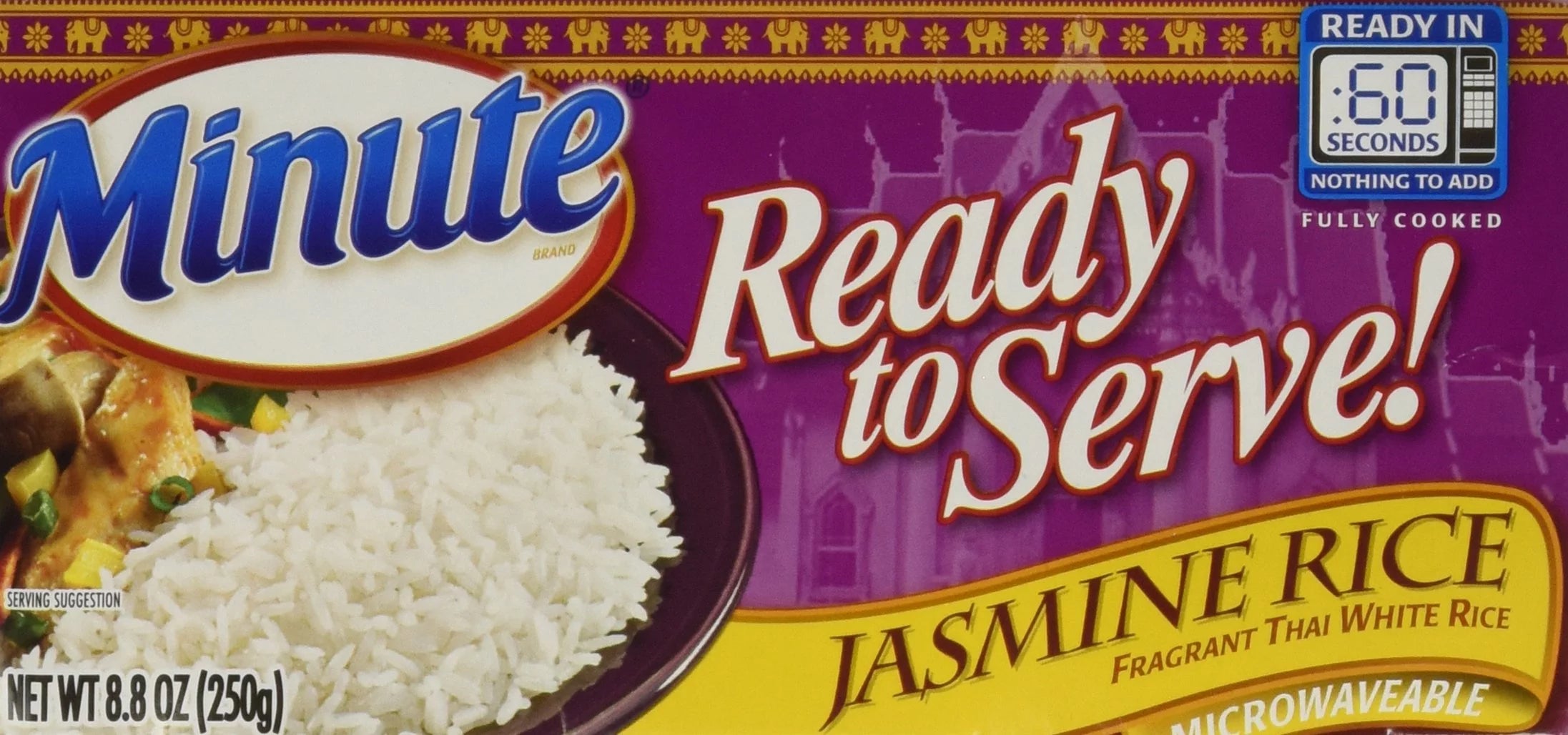 4.4 Oz Pack of 12 Jasmine Rice Cups K589