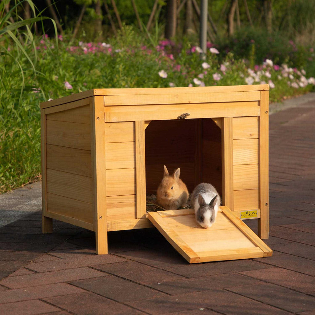 24′′L Waterproof Wooden Outdoor Rabbit Enclosure V58453