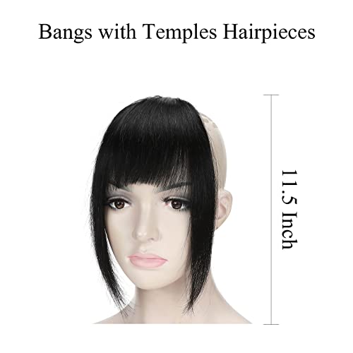 Dark Blonde 10 inch 15g Remy Human Hair Bangs with Invisible Clips A151251
