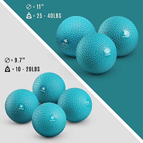 10-40lb PVC Sand Filled Weighted Medicine Ball K7274