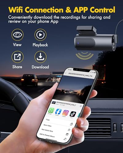 4K Dash Cam with 64GB SD Card G241