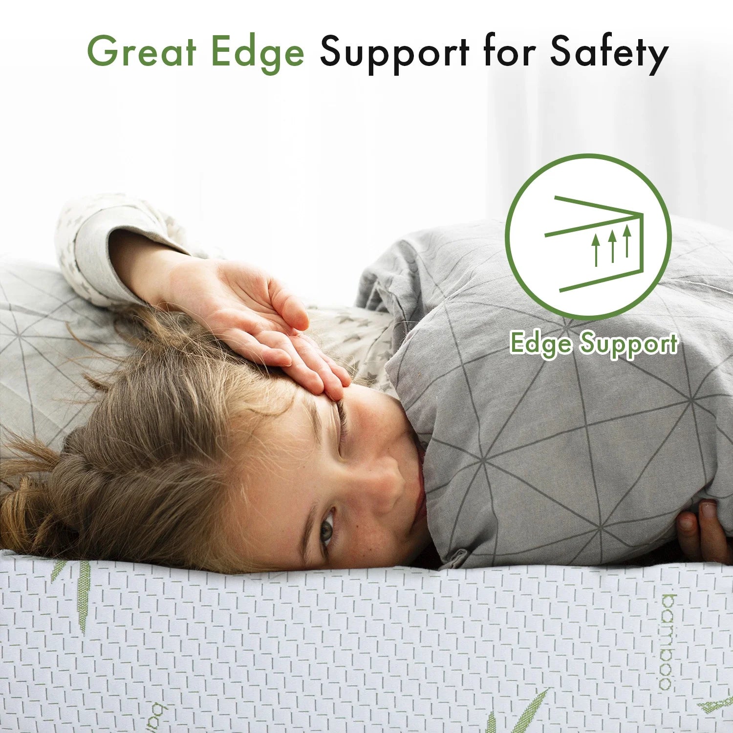 6 inch Memory Foam Mattress with Bamboo Cover H66108