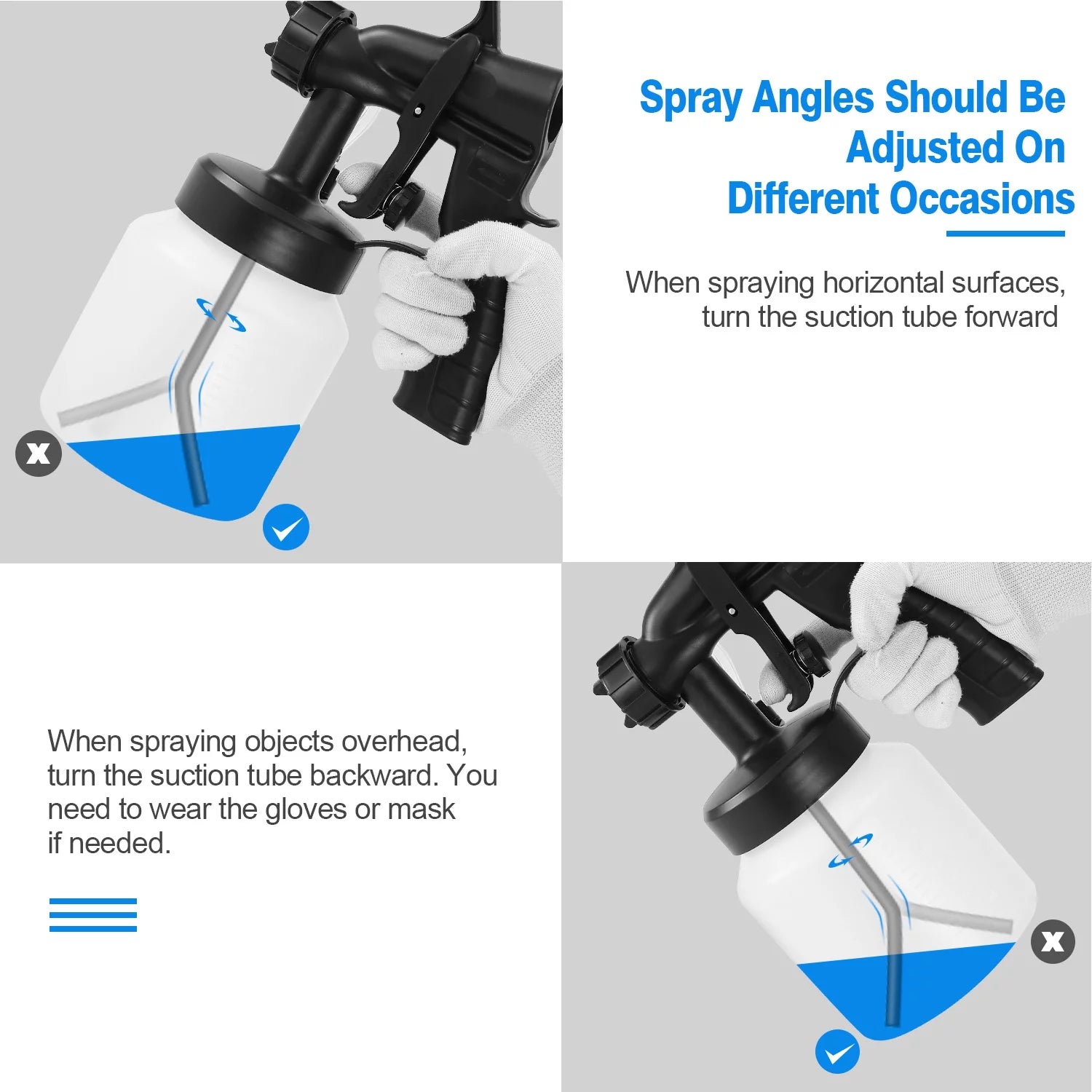 800W Electric Paint Sprayer with 3 Patterns C90910