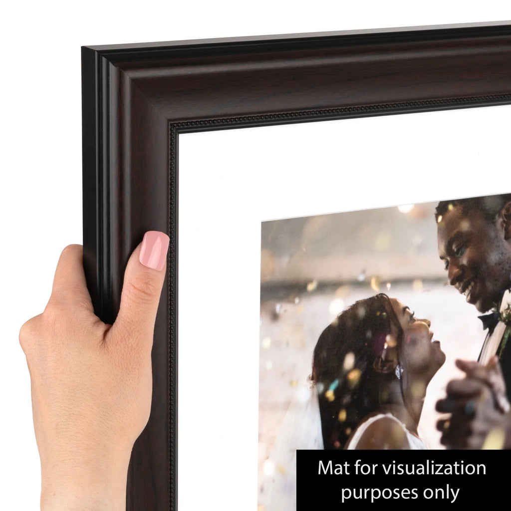 20x30 Inch Brown MDF Picture Frame with Plexi Glass T3671