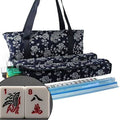 Blue Phoenix 166 Tiles American Mahjong Set with Soft Bag and 4 Color Pushers N9534