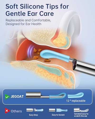 Ear Cleaner with Camera, 6 LED Lights and 10 Ear Picks Z7036