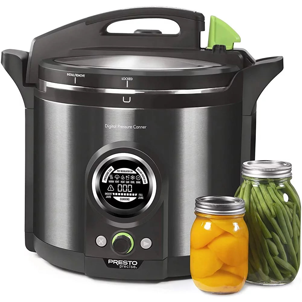 Black Stainless 12 Quart Digital Canner N91072
