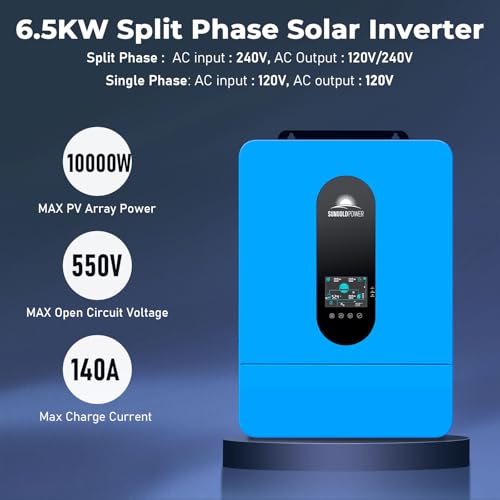 10000W DC 48V Solar Inverter with 2 MPPT Controllers J748460