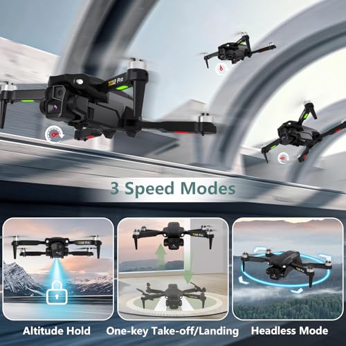4K HD Camera Foldable Drone with Carrying Case V79444