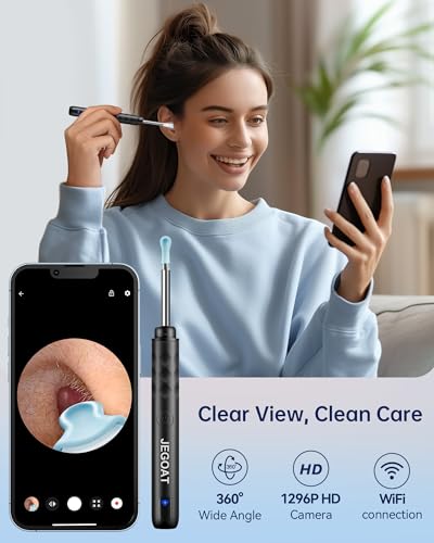 Ear Cleaner with Camera, 6 LED Lights and 10 Ear Picks Z7036