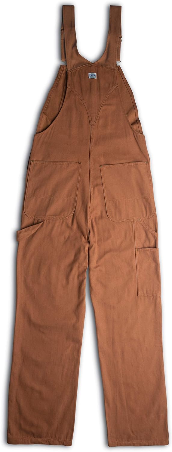 Men's Duck Bib Overall, Pecan, 38x32 D599